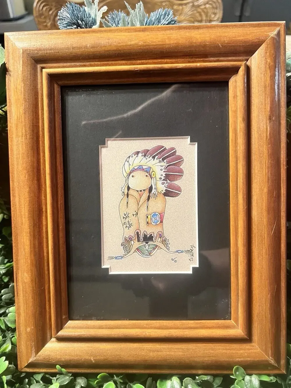 Tillier Wesley Framed Native Art